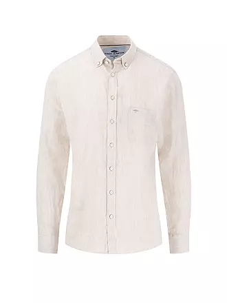 FYNCH HATTON | Leinenhemd Casual Fit | beige